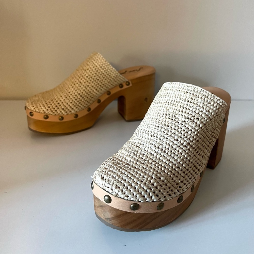 🌟 FREE PEOPLE Claudia Crochet Clog-SIZE 8 - Picture 6 of 16
